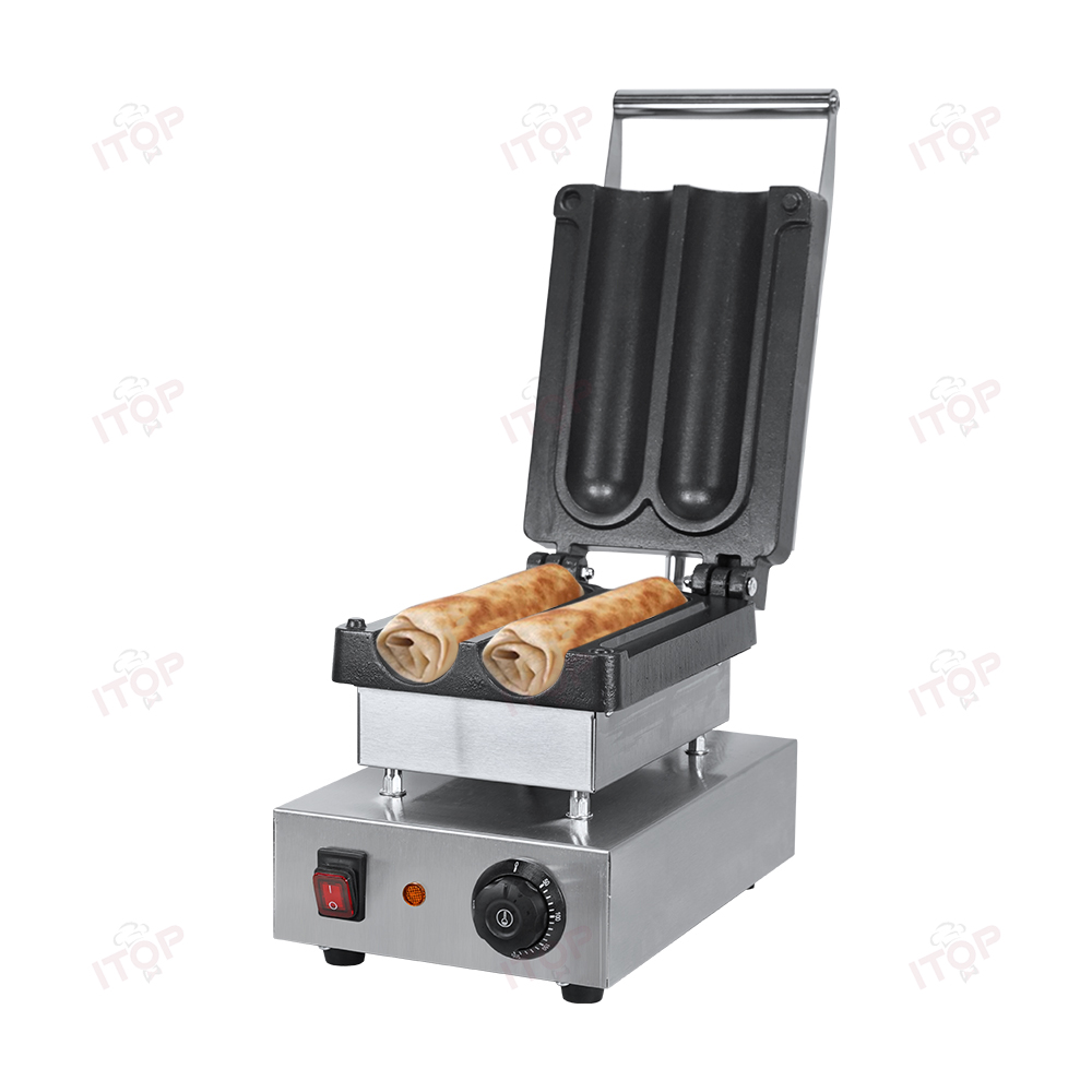 Sandwich Press Grill - เครื่องทำชาวาร์มา ไจโร ทอร์ติญ่า แรป พร้อมเตาอุ่นแซนด์วิช เบอร์ริโต้