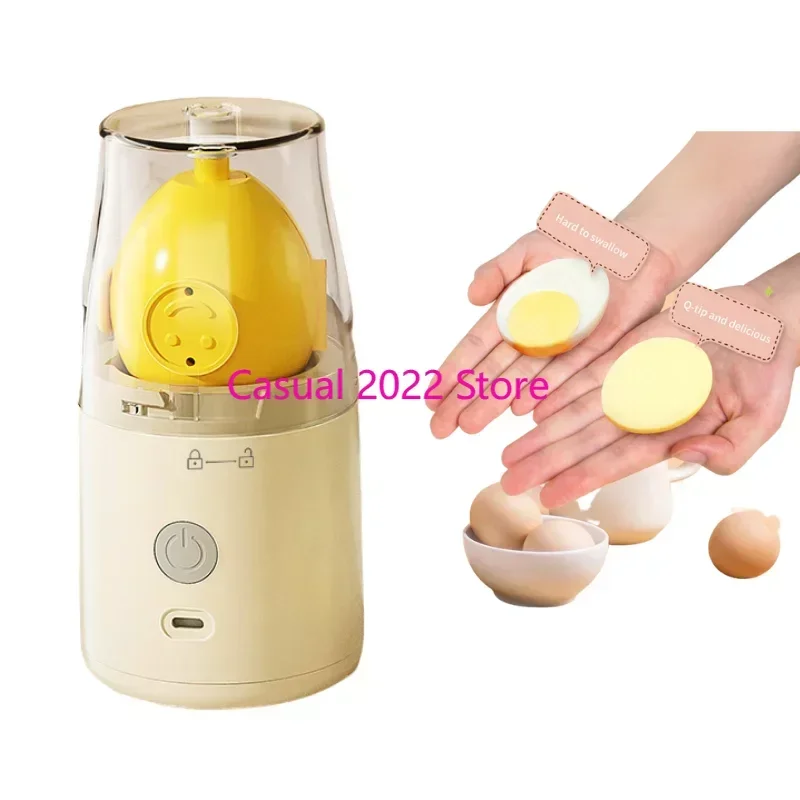 Hand Mixer Electric - เครื่องปั่นไข่ไฟฟ้าไข่แดงผสม USB ชาร์จอัตโนมัติไข่ Beater ไข่โรตารี่ทําอาหารเบเกอรี่เครื่องมืออุปกรณ์ครัว