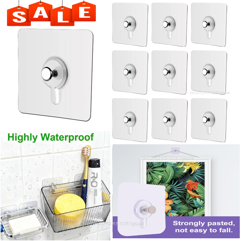 Kitchen Appliances Rack - ตะขอแขวนกรอบรูป ชั้นวางของ ที่ยึดสกรู ที่แขวนประตู แบบติดผนัง อุปกรณ์อเนกประสงค์