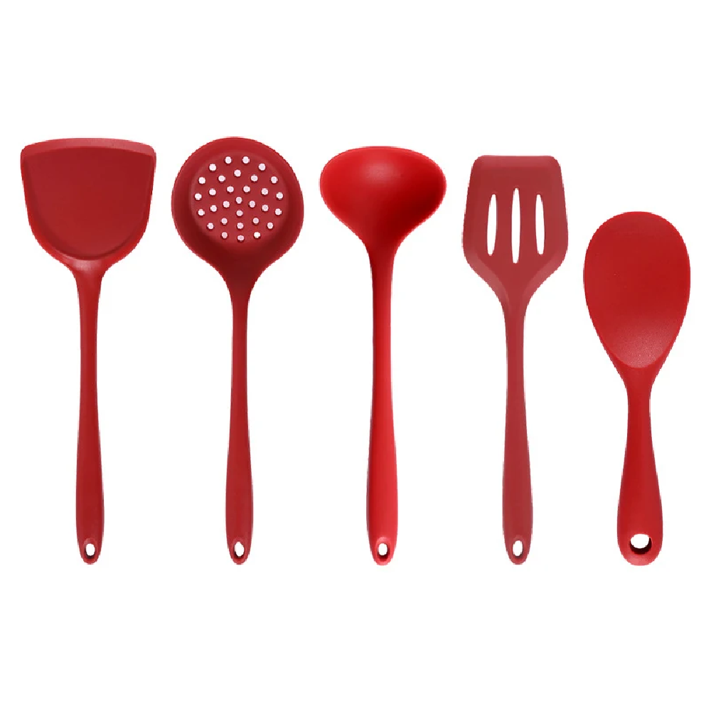 Kitchen Appliances Combo - ชุดอุปกรณ์เครื่องครัวทำจากซิลิโคนเครื่องใช้ในครัวซิลิโคนกันความร้อนอุปกรณ์พื้นฐานสำหรับทำเครื่องครัวไม่ติด