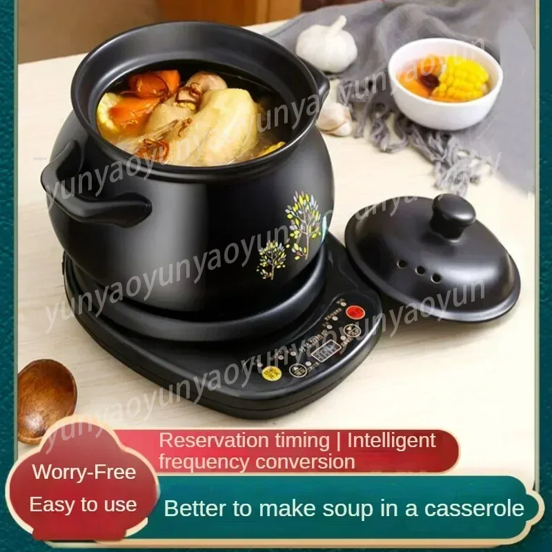 Slow Cooker Ceramic - หม้อไฟฟ้าอัตโนมัติ หม้อตุ๋น หม้อเซรามิก หม้อไฟฟ้าอเนกประสงค์ สำหรับทำอาหารที่บ้าน