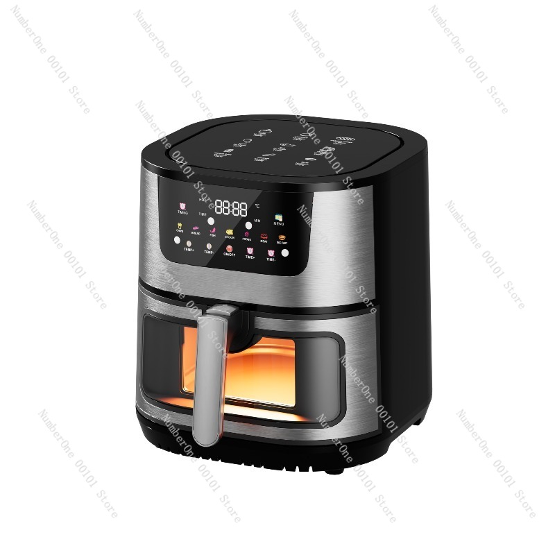 Kitchen Appliances Combo - เตาอบไฟฟ้า 15 ลิตร พร้อมฟังก์ชั่นทอดไร้น้ำมัน เคลือบสารกันติด หน้าต่างมองเห็นได้