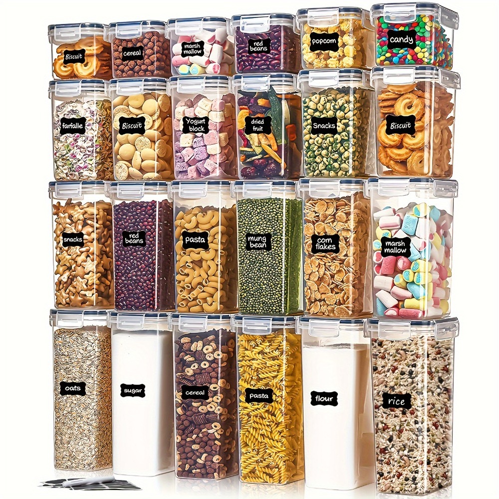 24 ชิ้น กล่องเก็บอาหาร 12 กล่อ - Kitchen Appliances Garage บทวิจารณ์และราคา