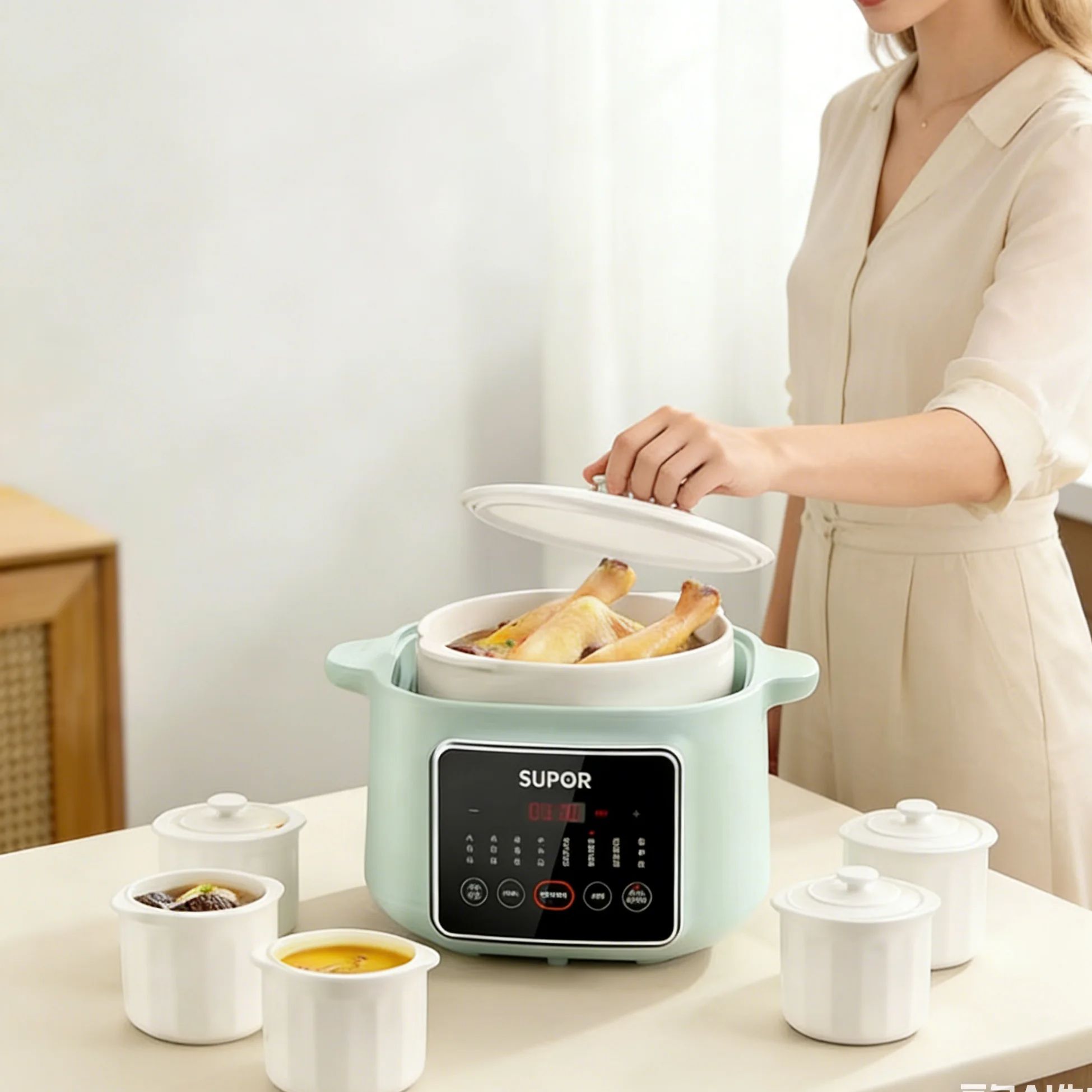 หม้อหุงช้าอเนกประสงค์เซรามิก S - Slow Cooker Ceramic บทวิจารณ์และราคา