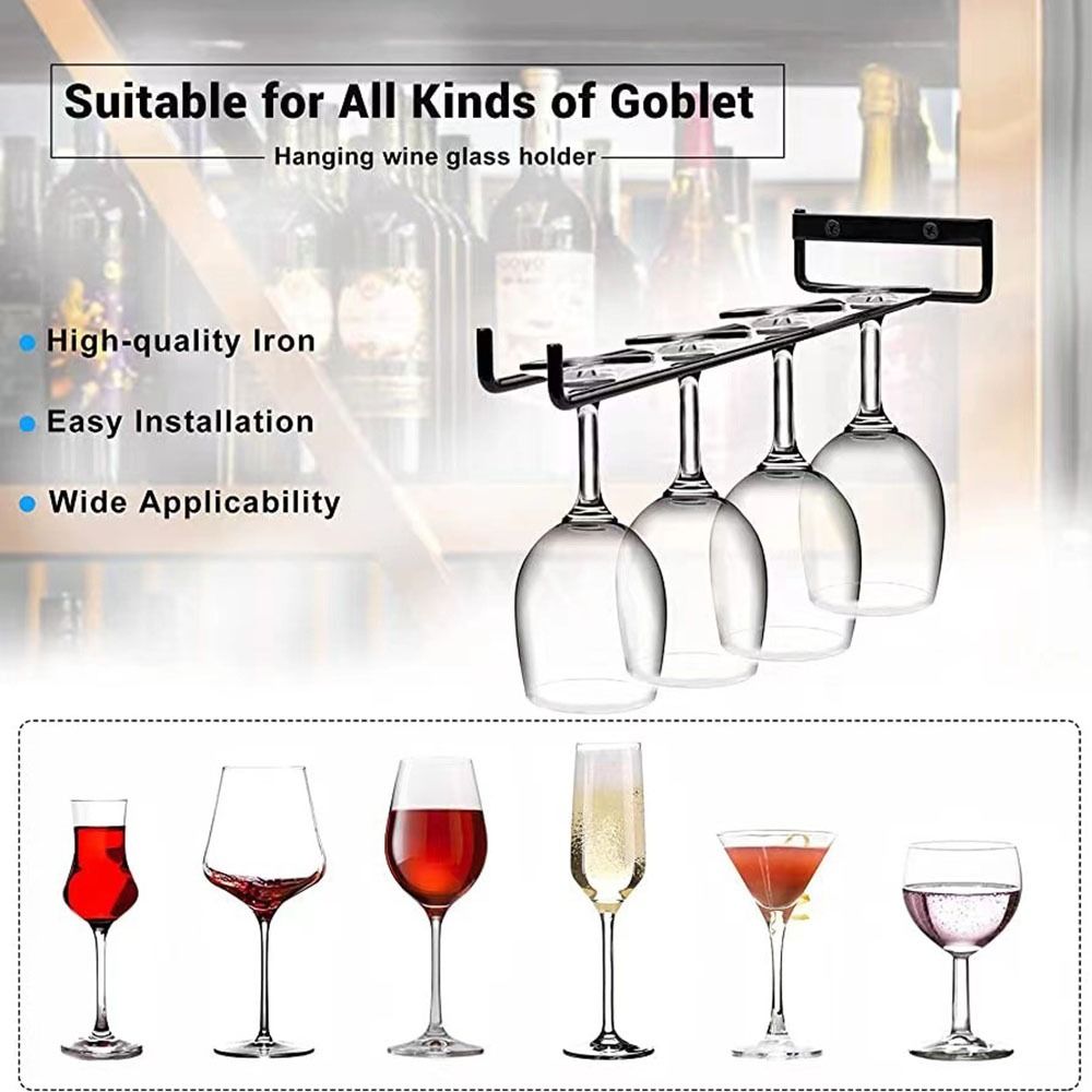 ติดผนัง Stemware ผู้ถือแก้วไวน - Kitchen Appliances Rack บทวิจารณ์และราคา