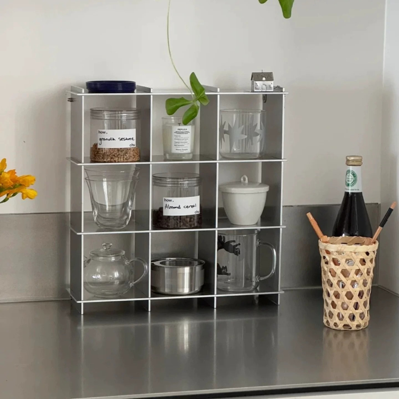 ชั้นวางแก้วอะลูมิเนียมอัลลอยด์ - Kitchen Appliances Rack บทวิจารณ์และราคา