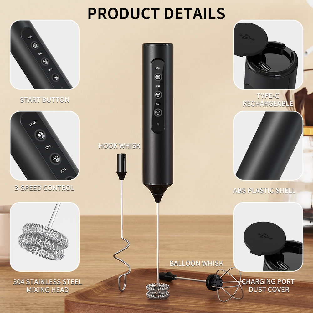 เครื่องตีฟองนมไฟฟ้าแบบมือถือ 3 - Hand Mixer Electric บทวิจารณ์และราคา