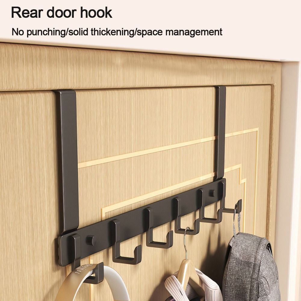 ตะขอเหนือประตู 6 ตะขอเสื้อผ้าห - Kitchen Appliances Rack บทวิจารณ์และราคา