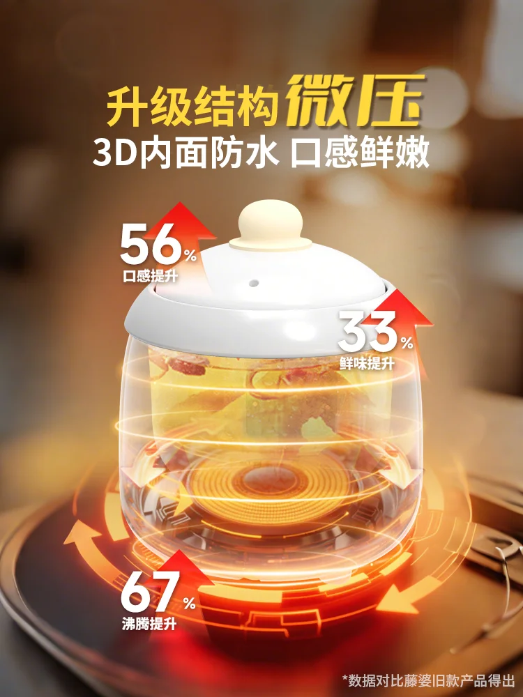 หม้อไฟฟ้าตุ๋นอาหาร Tengpo 220V - Slow Cooker Ceramic บทวิจารณ์และราคา