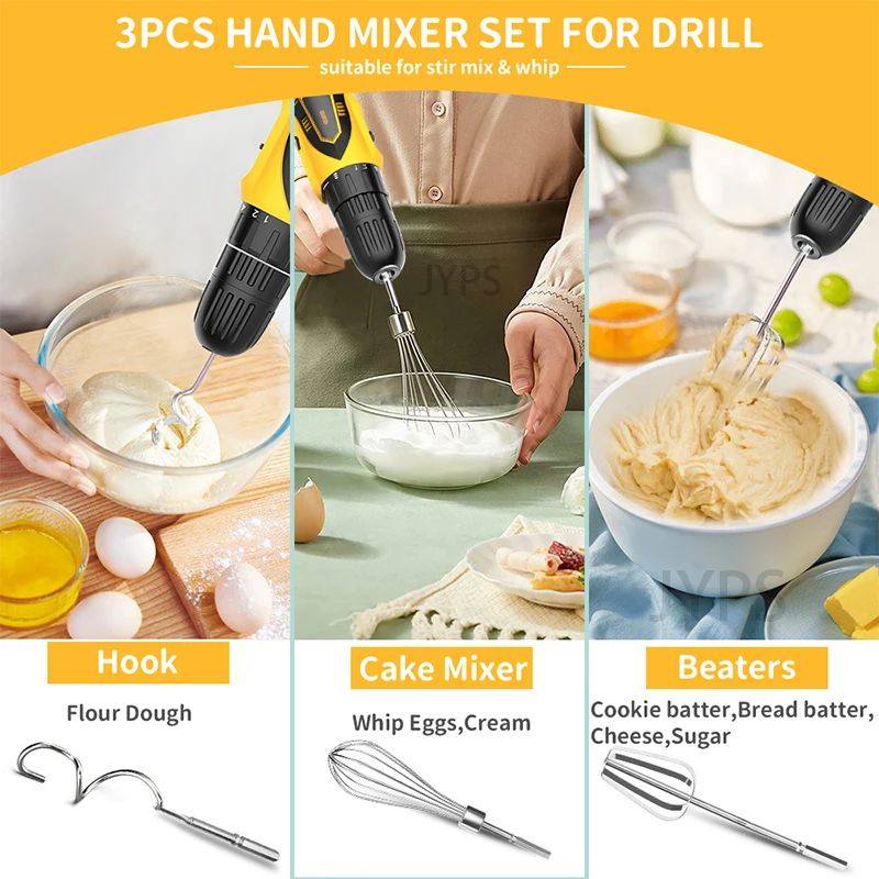 เครื่องตีไข่สแตนเลส เครื่องผสม - Hand Mixer Electric บทวิจารณ์และราคา