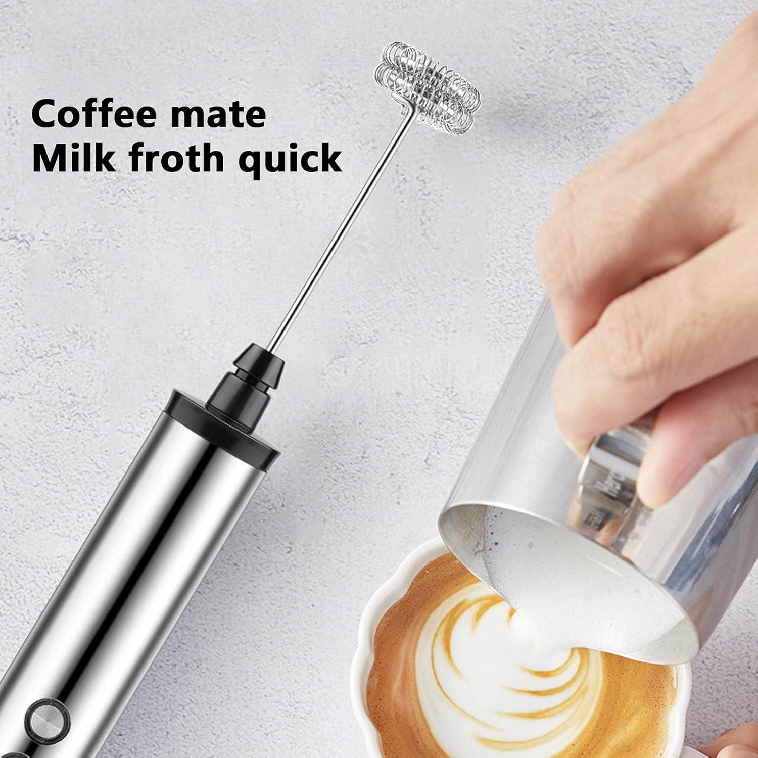 เครื่องตีฟองนมไฟฟ้าแบบมือถือ M - Kitchen Appliances Restaurant บทวิจารณ์และราคา