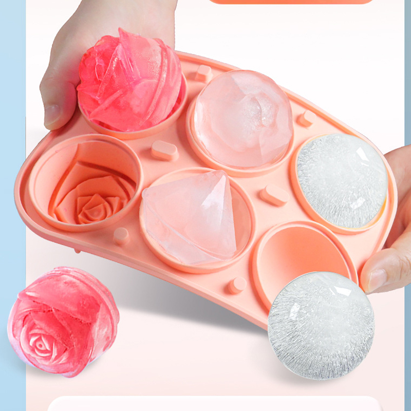 3D Rose เพชรรอบ Ice Cube แม่พิ - Kitchen Appliances Rack บทวิจารณ์และราคา