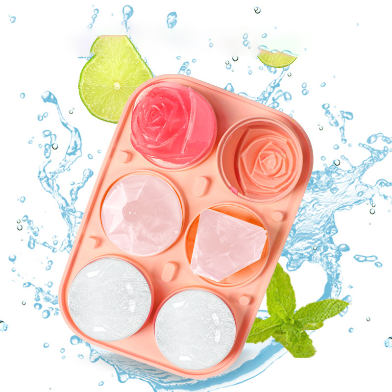 3D Rose เพชรรอบ Ice Cube แม่พิ - Kitchen Appliances Rack บทวิจารณ์และราคา