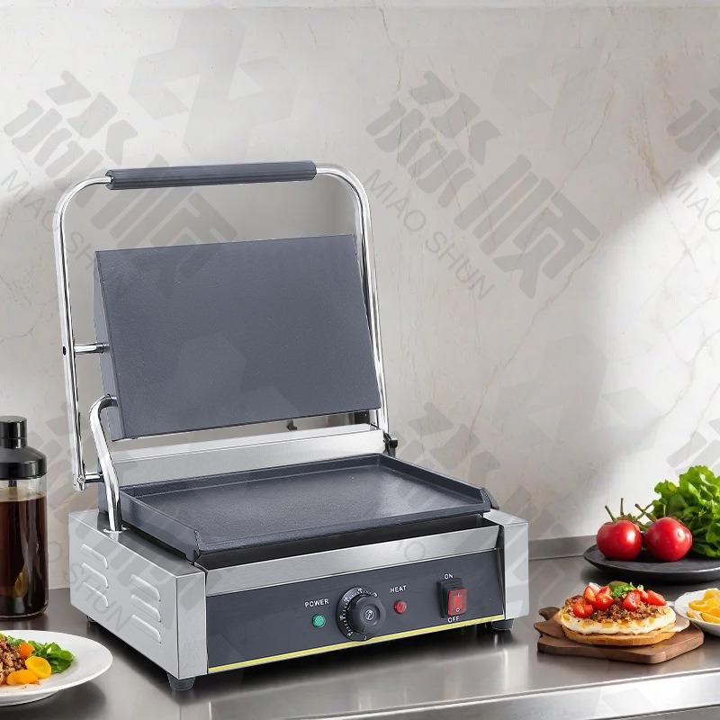 เตาปิ้งย่างไฟฟ้าแบบแผ่นเรียบแล - Sandwich Press Grill บทวิจารณ์และราคา