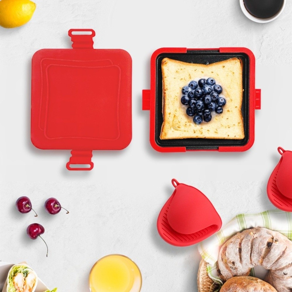 เครื่องทำแซนด์วิชไมโครเวฟแบบถอ - Sandwich Press Grill บทวิจารณ์และราคา
