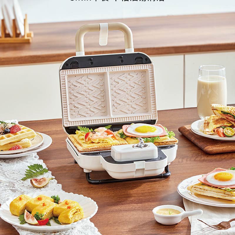 เครื่องทำอาหารเช้าแบบไม่ติดเคร - Sandwich Press Grill บทวิจารณ์และราคา