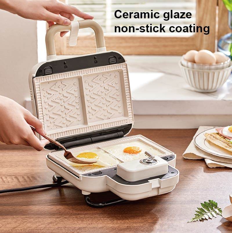 เครื่องทำอาหารเช้าแบบไม่ติดเคร - Sandwich Press Grill บทวิจารณ์และราคา