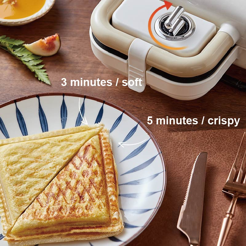 เครื่องทำอาหารเช้าแบบไม่ติดเคร - Sandwich Press Grill บทวิจารณ์และราคา