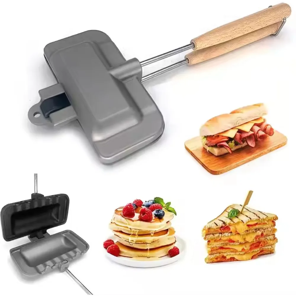 กระทะแซนด์วิชสองด้านเคลือบสารก - Bread Maker Machine บทวิจารณ์และราคา