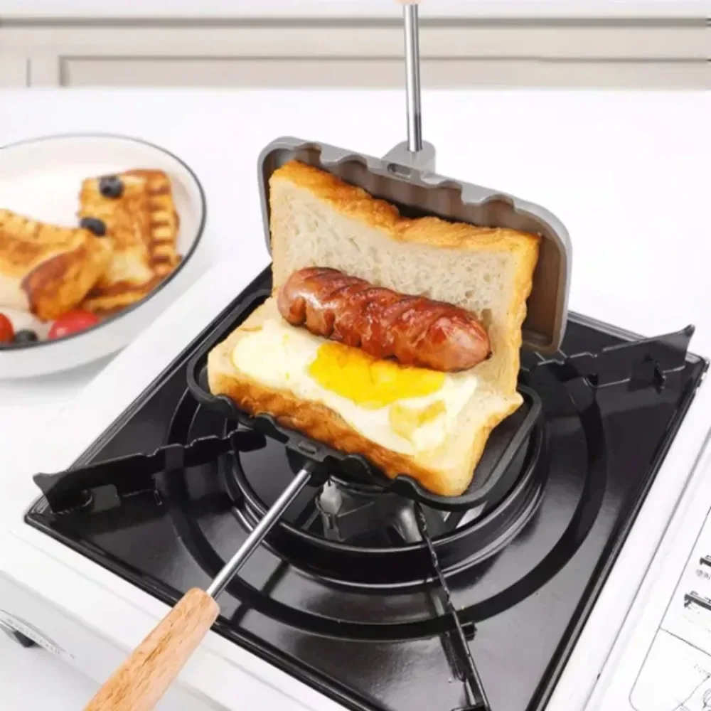 กระทะแซนด์วิชสองด้านเคลือบสารก - Bread Maker Machine บทวิจารณ์และราคา