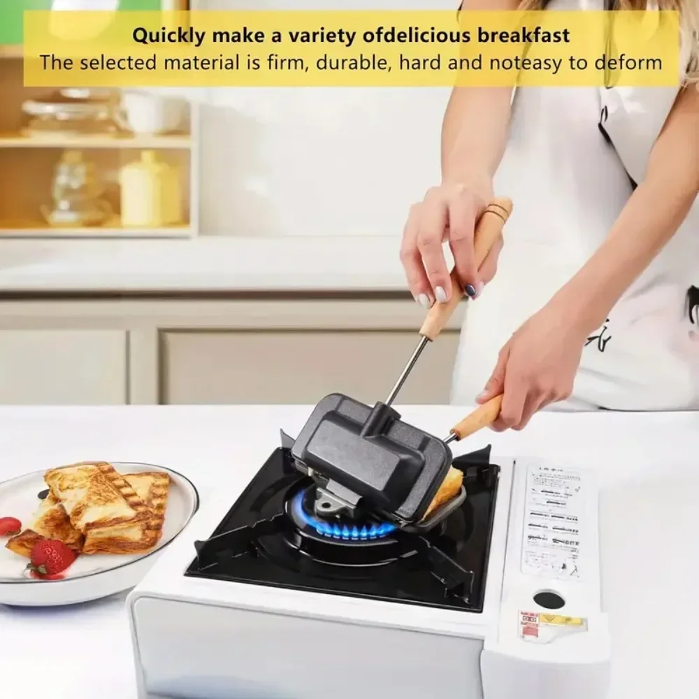 กระทะแซนด์วิชสองด้านเคลือบสารก - Bread Maker Machine บทวิจารณ์และราคา