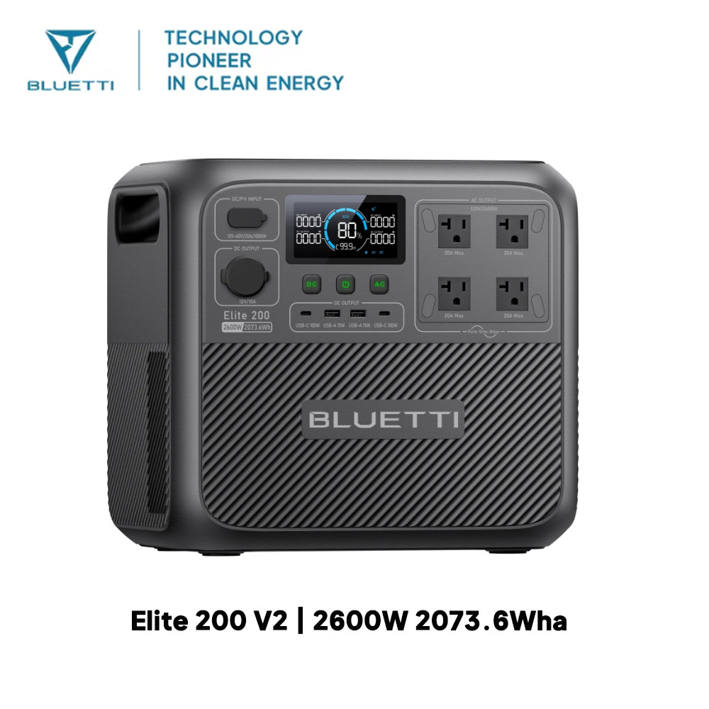 【รีนิว】BLUETTI Elite 200 V2 สถ - Bread Maker Machine บทวิจารณ์และราคา