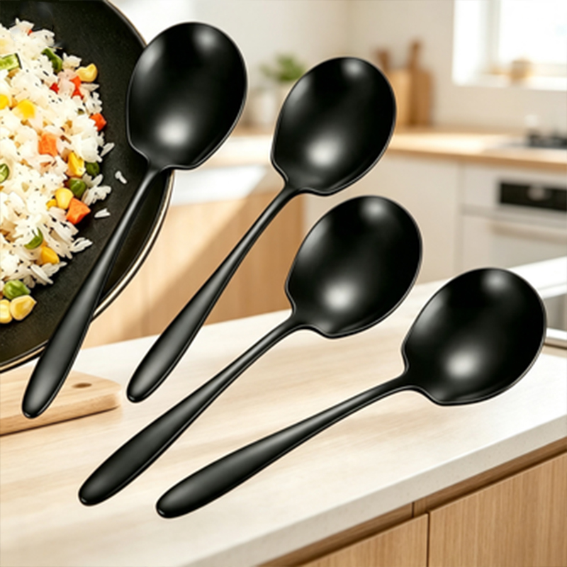 ช้อนเสิร์ฟสแตนเลสขนาดใหญ่ 2 ชิ - Kitchen Appliances Combo บทวิจารณ์และราคา