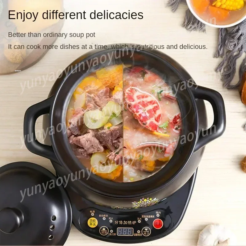 หม้อไฟฟ้าอัตโนมัติ หม้อตุ๋น หม - Slow Cooker Ceramic บทวิจารณ์และราคา