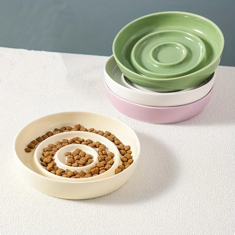 ใหม่เซรามิคแมวชามอาหารช้า Anti - Slow Cooker Ceramic บทวิจารณ์และราคา