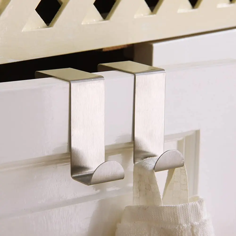 2-20 ชิ้นลิ้นชักตะขอสแตนเลส Re - Kitchen Appliances Rack บทวิจารณ์และราคา