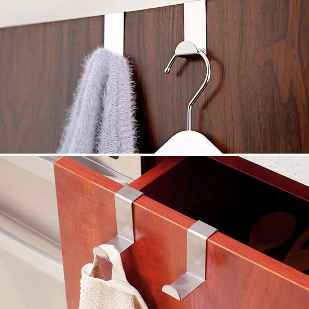 2-20 ชิ้นลิ้นชักตะขอสแตนเลส Re - Kitchen Appliances Rack บทวิจารณ์และราคา