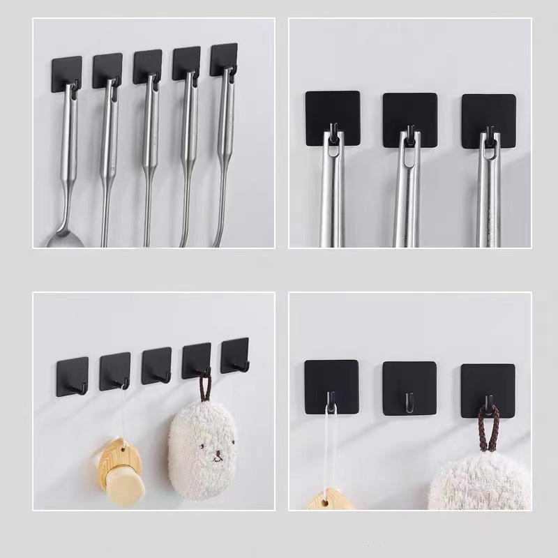 ตะขอแขวนผนังแบบติดเอง 2-4 ชิ้น - Kitchen Appliances Rack บทวิจารณ์และราคา