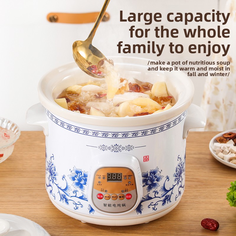 หม้อไฟฟ้าทำอาหารแบบช้าเพื่อสุข - Slow Cooker Ceramic บทวิจารณ์และราคา